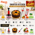 Flexo Kart 6-in-1 Premium Kitchen Combo — Smart Tools for a Smarter Kitchen | Only ₹649