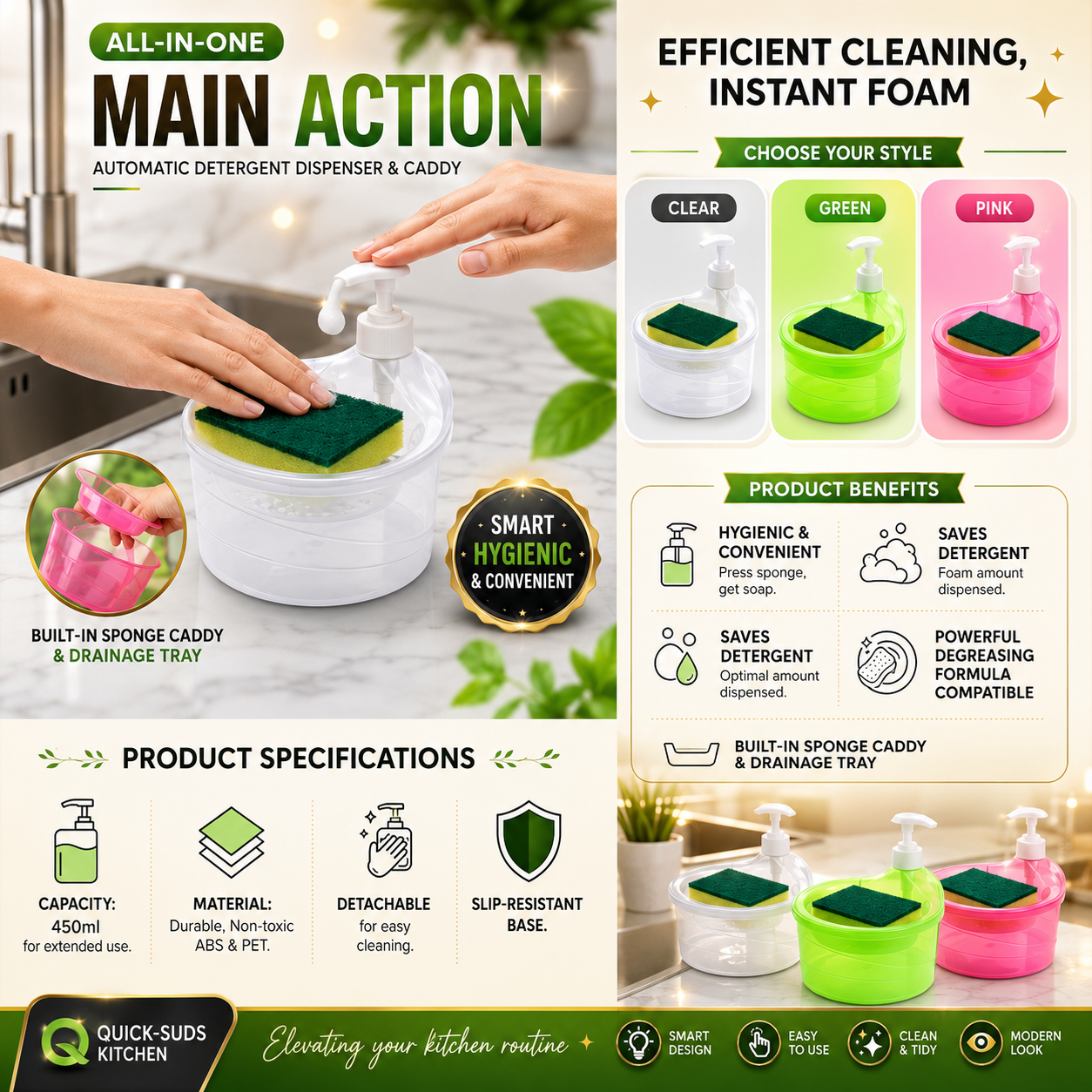 Flexo Kart 6-in-1 Premium Kitchen Combo — Smart Tools for a Smarter Kitchen | Only ₹649